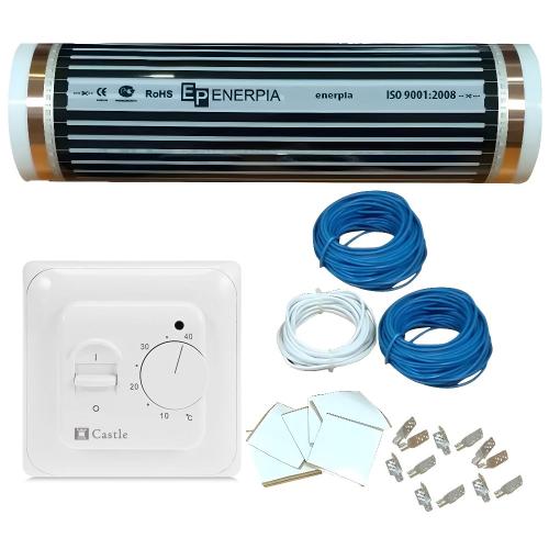 Enerpia Комплект теплої підлоги з терморегулятором Castle 5.16 (5,5 м2)