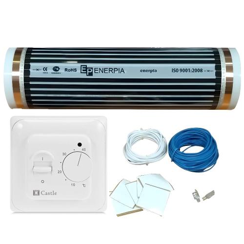 Enerpia Комплект теплої підлоги з терморегулятором Castle 5.16 (0.5 м2)