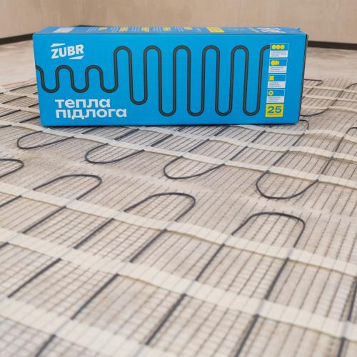 Теплый пол Zubr мат нагревательный 2640 Вт, 16.5 м2