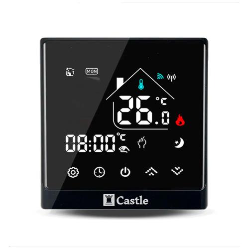Терморегулятор программируемый для котлов Castle АС8400G Черный