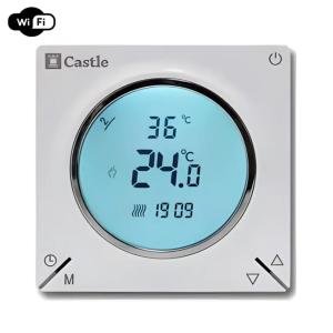 Терморегулятор программируемый Castle AC829H с функцией WI-FI (Белый)