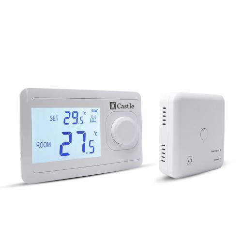 Терморегулятор цифровой для котлов Castle АС8038G-RF (радиоканал)