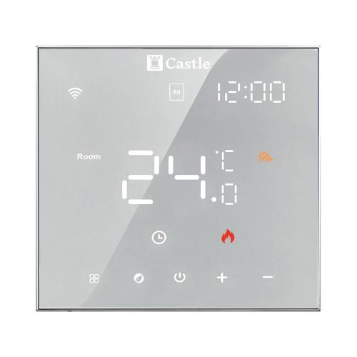 Терморегулятор программируемый для теплого пола Castle AC602H (Белый)
