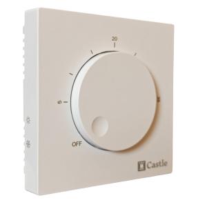 Терморегулятор механический для теплого пола Castle AC309H белый Терморегулятор механический для теплого пола Castle AC309H белый