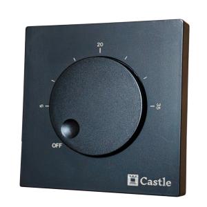 Терморегулятор механический для теплого пола Castle AC309H черный Терморегулятор механический для теплого пола Castle AC309H черный