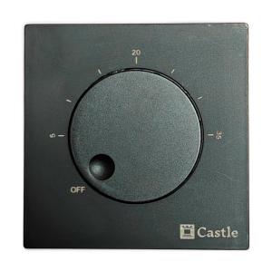 Терморегулятор механический для теплого пола Castle AC309H черный