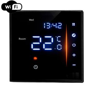 Терморегулятор программируемый для теплого пола Castle AC601H WI-FI (Черный)