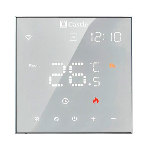 Терморегулятор програмний для теплої підлоги Castle AC602H (Білий)