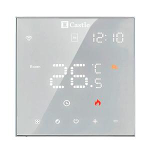 Терморегулятор програмний для теплої підлоги Castle AC602H (Білий)