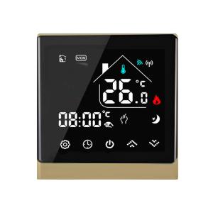 Терморегулятор программируемый для теплого пола Castle АС8400H Золотой Терморегулятор программируемый для теплого пола Castle АС8400H Золотой