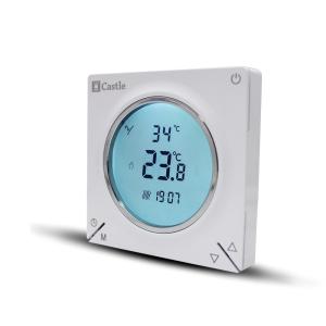 Терморегулятор програмний для теплої підлоги Castle AC829H з функцією WI-FI (Білий)