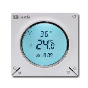Терморегулятор программируемый для теплого пола Castle AC829H (Белый)