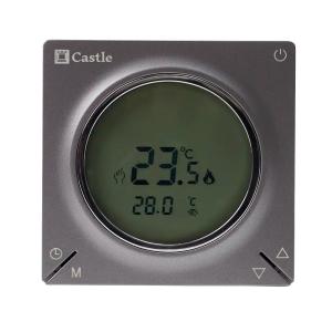 Терморегулятор программируемый для теплого пола Castle AC829H (Графит)