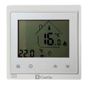 Терморегулятор программируемый для теплого пола керування через Wi-Fi Castle AC603H (Белый) Терморегулятор программируемый для теплого пола керування через Wi-Fi Castle AC603H (Белый)