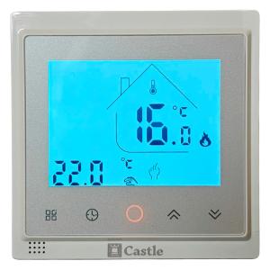 Терморегулятор программируемый для теплого пола керування через Wi-Fi Castle AC603H (Белый) Терморегулятор программируемый для теплого пола керування через Wi-Fi Castle AC603H (Белый)