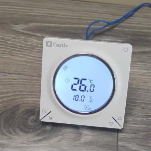 Терморегулятор програмний для теплої підлоги Castle AC829H з функцією WI-FI (Білий)