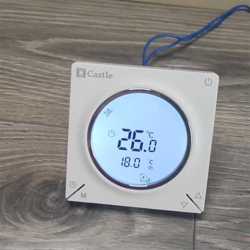 Терморегулятор программируемый для теплого пола Castle AC829H (Белый) Терморегулятор программируемый для теплого пола Castle AC829H (Белый)