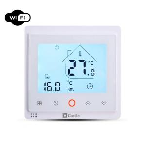 Терморегулятор программируемый для теплого пола керування через Wi-Fi Castle AC603H (Белый)