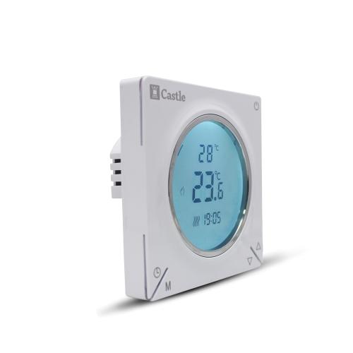 Терморегулятор программируемый для теплого пола Castle AC829H с функцией WI-FI (Белый)