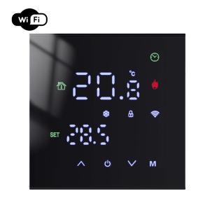 Терморегулятор программируемый для теплого пола M3H WI-FI Черный
