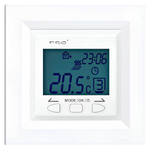 Терморегулятор для теплого пола программируемый VEGA 090 Белый