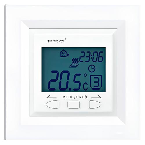 Терморегулятор для теплого пола программируемый VEGA 090 Белый