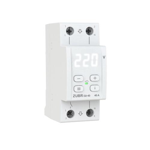 Однофазне реле напруги з термозахистом ZUBR D2