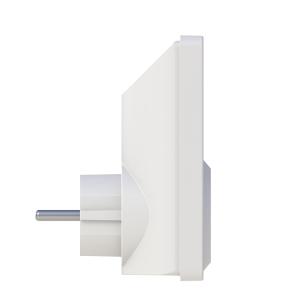 Однофазное бытовое реле напряжения в розетку c сенсорными кнопками ZUBR SR1