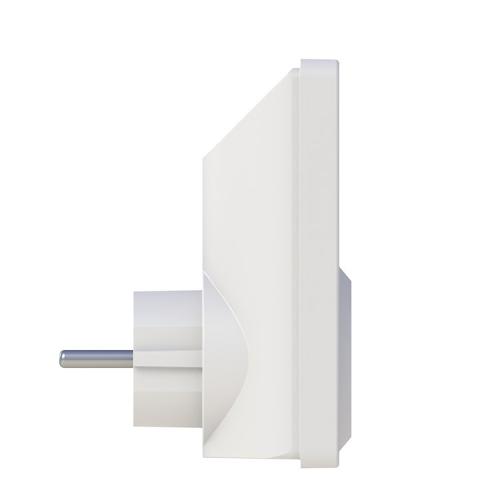 Однофазное бытовое реле напряжения в розетку c сенсорными кнопками ZUBR SR1