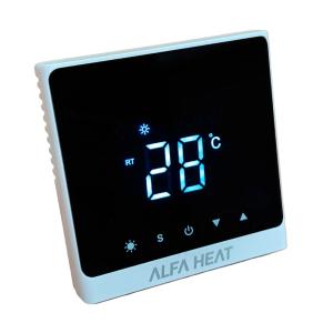 Терморегулятор для теплого пола Alfa Heat Smart с управлением по WI-FI Белый Терморегулятор для теплого пола Alfa Heat Smart с управлением по WI-FI Белый