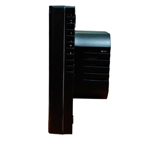 Терморегулятор для теплої підлоги Alfa Heat Smart з управлінням по WI-FI Чорний