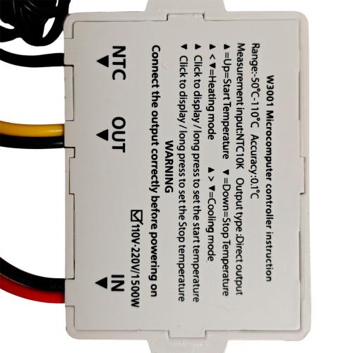 Терморегулятор цифровой для теплого пола, охлаждения W3001