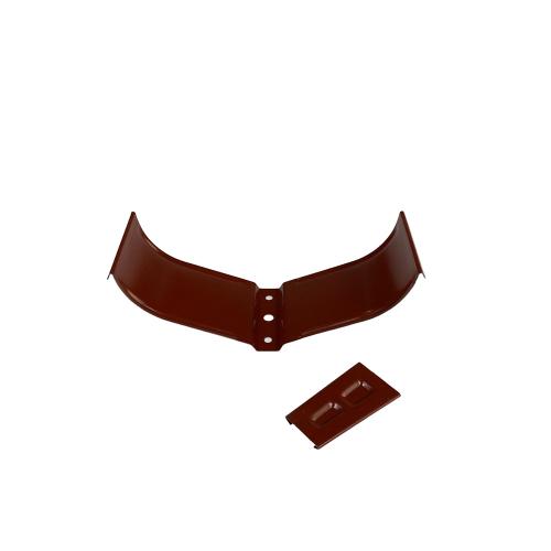 Водостік Stream 125 мм. Кріплення труби під дюбель