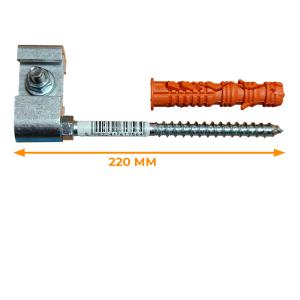 Bryza Водосток Гачок хомута металевий 220 мм