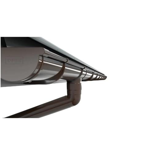 INES Комплект водостока ПВХ 120/80мм. длина (9м.) INES Комплект водостока ПВХ 120/80мм. длина (9м.)