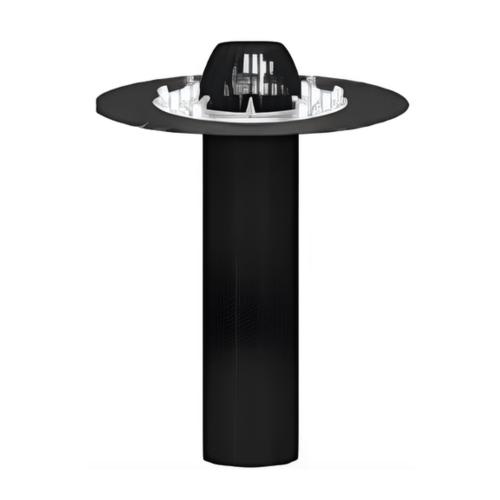 Сливная воронка с листьепринимателем Майстервент высота 600 мм (фланец сталь)