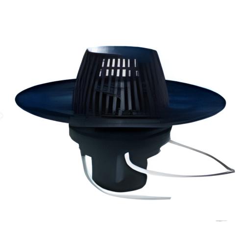 Сливная воронка с листьепринимателем и обогревом Майстервент высота 100 мм