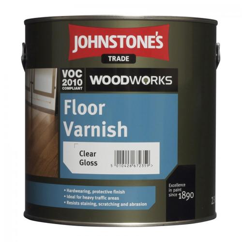 Лак для мебели JOHNSTONES Polyurethane Varnish Clear Gloss 5 л
