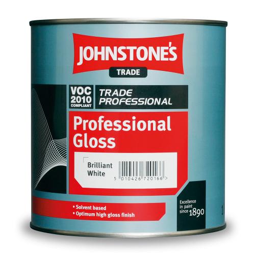 JOHNSTONES Professional Gloss белая глянцевая алкидная краска 5л