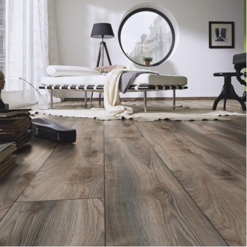 Ламінат Kronotex Mammut Plus D4792 Дуб Макро Сірий (1х) V4 33 клас 10мм