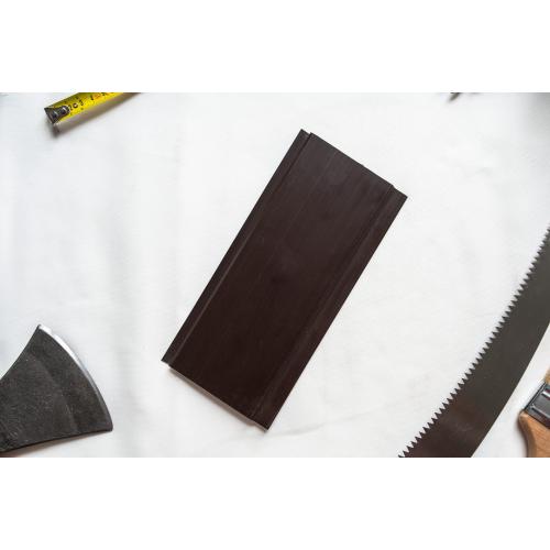 Вагонка пластикова УММ Коричнева (шоколад) лак 10смх6м 7 мм (на замовлення)