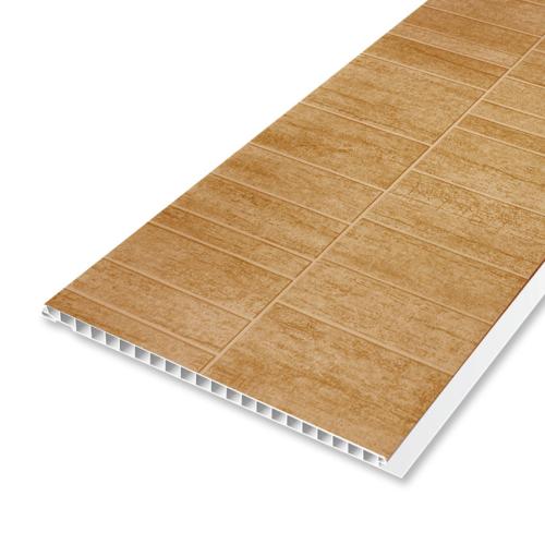 Вагонка пластик ПВХ Rico Керамо бежевый 25x300 см