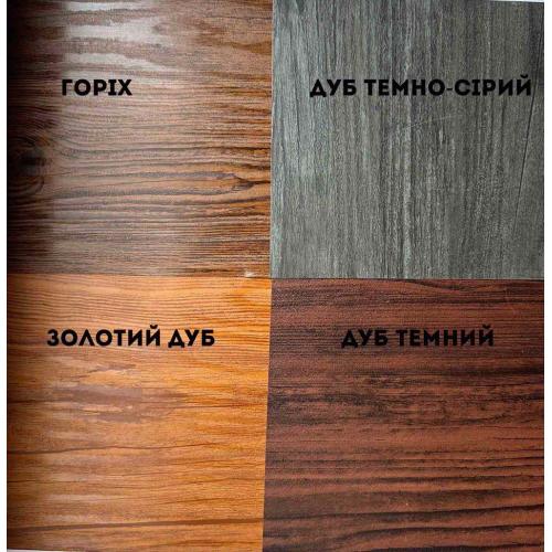 Профнастил під дерево Дуб Темний П-10 0,4 мм (Корея)