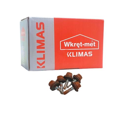 Шуруп Wkret Met (Польша) с резиновой прокладкой по металлу 19 мм. (для профнастила)