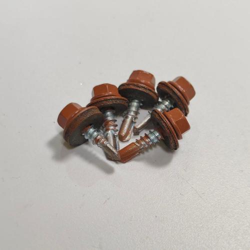 Шуруп Wkret Met (Польща) із гумовою прокладкою по металу 19 мм. (для профнастилу) Шуруп Wkret Met (Польща) із гумовою прокладкою по металу 19 мм. (для профнастилу)