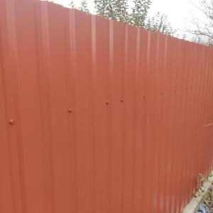 Профнастил ПС-14 (0,5мм) полиэстер 8004 Франция (Распродажа 275 грамм цинка) длина 1.7м