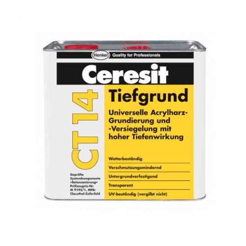 СERESIT CT-14 TIEFGRUND Грунтовка универсальная глубокопроникающая 5 л