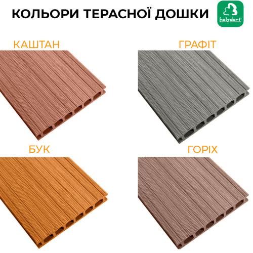 Терасна дошка Holzdorf Масив Alter (Альтер) 140×20×2400 мм Терасна дошка Holzdorf Масив Alter (Альтер) 140×20×2400 мм