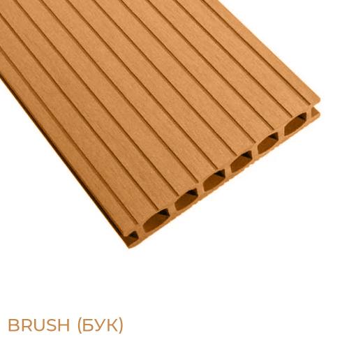 Терасна дошка Holzdorf Brush (Браш) Тип Д 162×24×2400 мм Терасна дошка Holzdorf Brush (Браш) Тип Д 162×24×2400 мм