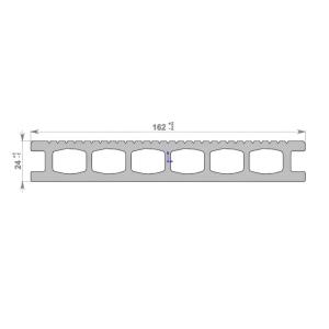 Терасна дошка Holzdorf Brush (Браш) Тип Д 162×24×2400 мм